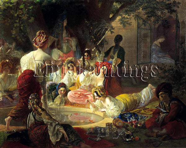 ARTIST FROM RUSSIAN SELECT BAKHCHISARAYSKIY FOUNTAIN ARTIST PAINTING HANDMADE
