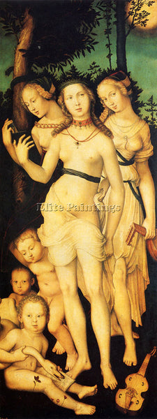 HANS BALDUNG GRIEN HARMONY OF THE THREE GRACES ARTIST PAINTING REPRODUCTION OIL
