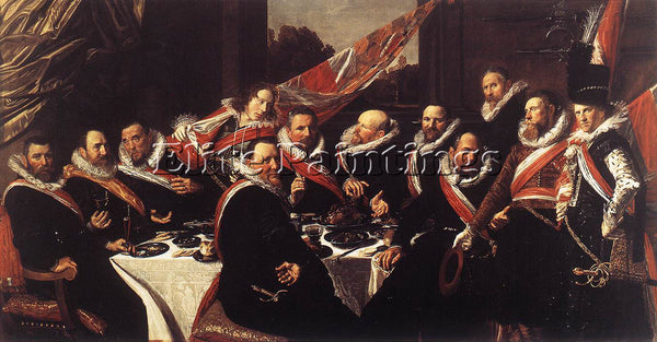 FRANS HALS BANQUET OF THE OFFICERS OF THE ST GEORGE CIVIC GUARD ARTIST PAINTING