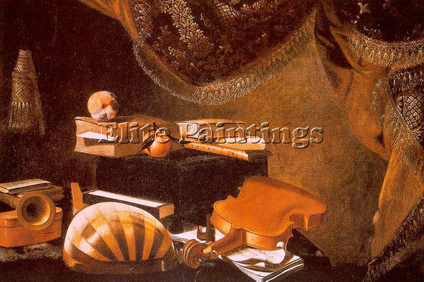 ITALIAN BASCHENIS EVARISTO ITALIAN 1617 1677 BASCHENIS1 ARTIST PAINTING HANDMADE