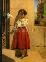 ARTIST FROM RUSSIAN SELECT BEGGAR GIRL SPANIARD ARTIST PAINTING REPRODUCTION OIL