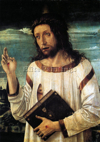 BELLINI CHRIST IN THORNS ARTIST PAINTING REPRODUCTION HANDMADE CANVAS REPRO WALL