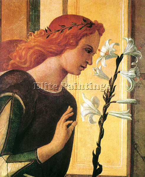 GIOVANNI BELLINI ANGEL ANNOUNCING ARTIST PAINTING REPRODUCTION HANDMADE OIL DECO
