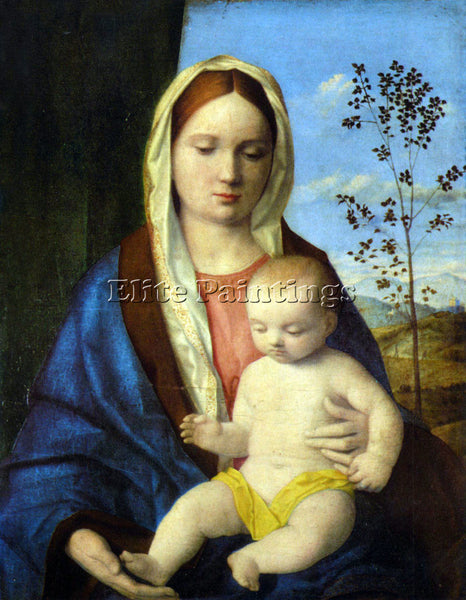 BELLINI MADONNA 3 ARTIST PAINTING REPRODUCTION HANDMADE CANVAS REPRO WALL DECO