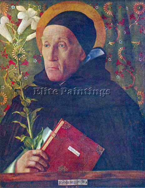 BELLINI ST DOMINIC ARTIST PAINTING REPRODUCTION HANDMADE CANVAS REPRO WALL DECO