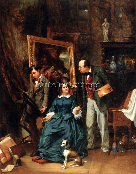 FRENCH BERNARD JOSEPH THE ARTISTS ATELIER ARTIST PAINTING REPRODUCTION HANDMADE