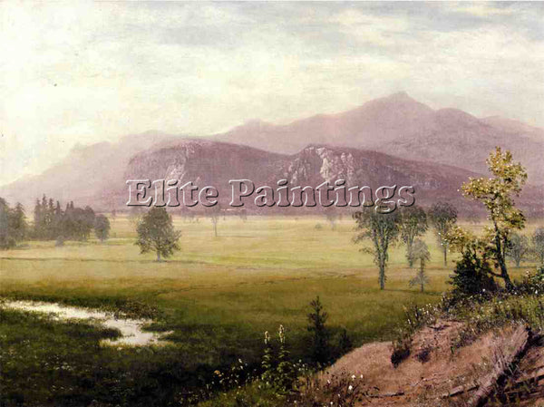 ALBERT BIERSTADT CONWAY MEADOWS NEW HAMPSHIRE ARTIST PAINTING REPRODUCTION OIL