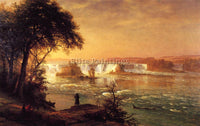 ALBERT BIERSTADT THE FALLS OF ST ANTHONY ARTIST PAINTING REPRODUCTION HANDMADE
