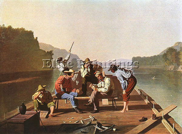 AMERICAN BINGHAM GEORGE CALEB AMERICAN 1811 1879 ARTIST PAINTING HANDMADE CANVAS - Oil Paintings Gallery Repro