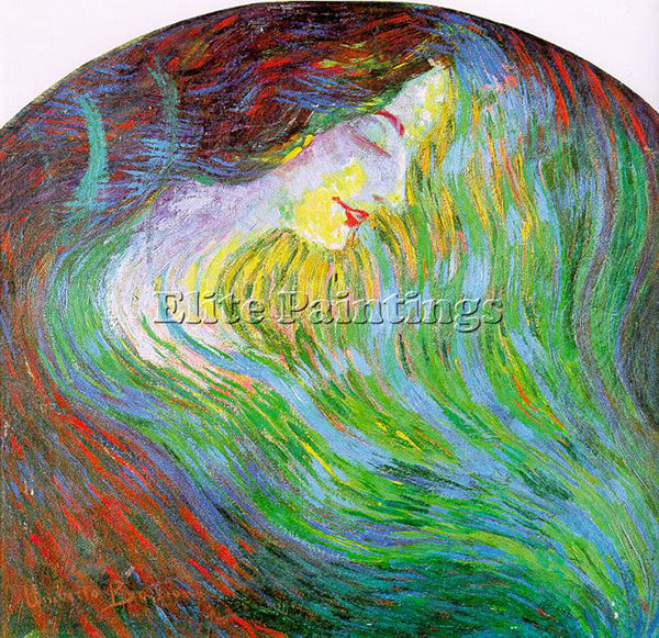 ITALIAN BOCCIONI UMBERTO ITALIAN 1882 1916 ARTIST PAINTING REPRODUCTION HANDMADE