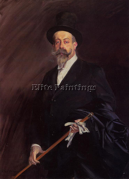GIOVANNI BOLDINI PORTRAIT OF WILLY THE WRITER HENRI GAUTHIER VILLARS OIL CANVAS