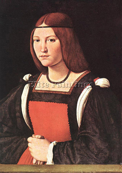 ITALIAN BOLTRAFFIO GIOVANNI ANTONIO PORTRAIT OF A YOUNG WOMAN MLN ARTIST CANVAS