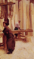 FRENCH BON LEON OLIVIE THE APPRENTICE ARTIST PAINTING REPRODUCTION HANDMADE OIL