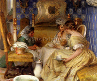 ITALIAN BORREL FELIX MESTRES Y THE PROUD MOTHER ARTIST PAINTING REPRODUCTION OIL