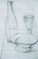 JUAN GRIS BOTTLE GLASS AND FRUIT PEEL ARTIST PAINTING REPRODUCTION HANDMADE OIL
