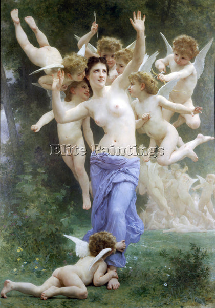 BOUGUEREAU INVATION ARTIST PAINTING REPRODUCTION HANDMADE CANVAS REPRO WALL DECO