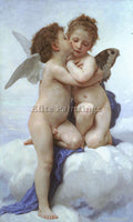 FRENCH BOUGUEREAU LAMOUR ET PSYCHE ENFANTS ARTIST PAINTING REPRODUCTION HANDMADE