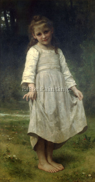 BOUGUEREAU THE CURTSEY ARTIST PAINTING REPRODUCTION HANDMADE CANVAS REPRO WALL