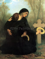 BOUGUEREAU THE DAY OF THE DEAD ARTIST PAINTING REPRODUCTION HANDMADE OIL CANVAS