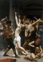 BOUGUEREAU THE FLAGELLATION OF OUR LORD JESUS CHRIST ARTIST PAINTING HANDMADE