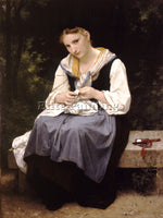 BOUGUEREAU YOUNG WORKER ARTIST PAINTING REPRODUCTION HANDMADE CANVAS REPRO WALL