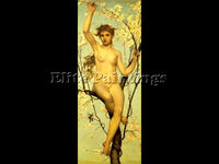 FRENCH BOUVIER LAURENT JOSEPH DANIEL THE SPRING ARTIST PAINTING REPRODUCTION OIL