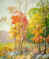 AMERICAN BRAUN MAURICE AMERICAN 1877 1941 ARTIST PAINTING REPRODUCTION HANDMADE - Oil Paintings Gallery Repro