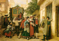 FRENCH BRION GUSTAVE FRENCH 1824 1877 ARTIST PAINTING REPRODUCTION HANDMADE OIL