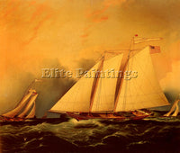 AMERICAN BUTTERSWORTH JAMES E UNDER FULL SAIL ARTIST PAINTING REPRODUCTION OIL - Oil Paintings Gallery Repro