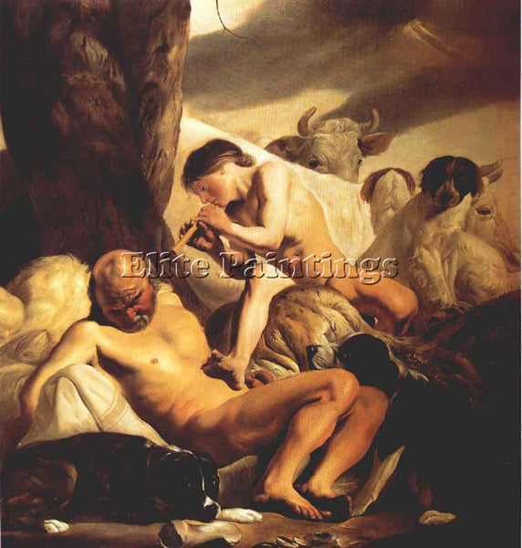 HOLLAND CAMPEN JACOB VAN MERCURY ARGUS AND IO ARTIST PAINTING REPRODUCTION OIL