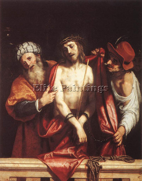 ITALIAN CIGOLI ECCE HOMO ARTIST PAINTING REPRODUCTION HANDMADE CANVAS REPRO WALL