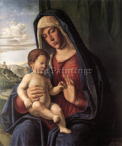 CIMA DA CONEGLIANO MADONNA AND CHILD ARTIST PAINTING REPRODUCTION HANDMADE OIL