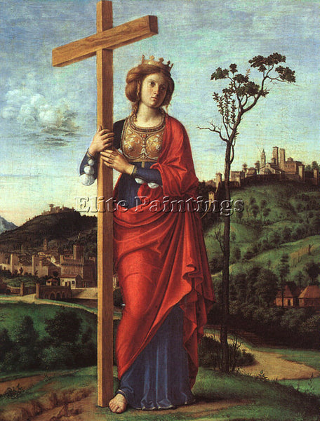 CIMA DA CONEGLIANO ST HELENA ARTIST PAINTING REPRODUCTION HANDMADE CANVAS REPRO