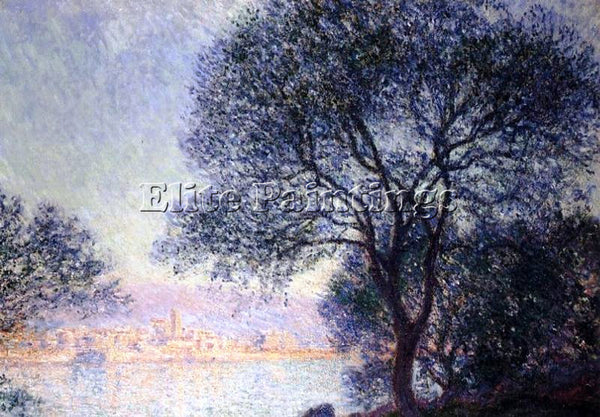 CLAUDE MONET ANTIBES SEEN FROM THE SALIS GARDENS 1 ARTIST PAINTING REPRODUCTION