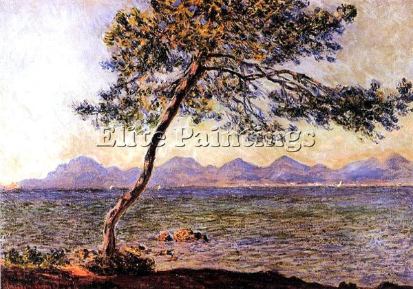 CLAUDE MONET AT CAP D ANTIBES ARTIST PAINTING REPRODUCTION HANDMADE CANVAS REPRO