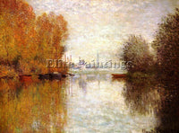 CLAUDE MONET AUTUMN ON THE SEINE AT ARGENTEUIL ARTIST PAINTING REPRODUCTION OIL