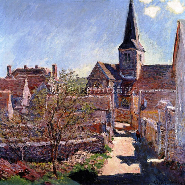 CLAUDE MONET BENNECOURT 1 ARTIST PAINTING REPRODUCTION HANDMADE OIL CANVAS REPRO
