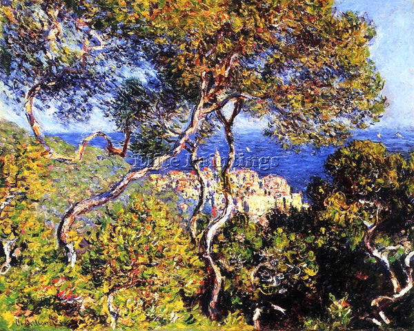 CLAUDE MONET BORDIGHERA 1 ARTIST PAINTING REPRODUCTION HANDMADE OIL CANVAS REPRO
