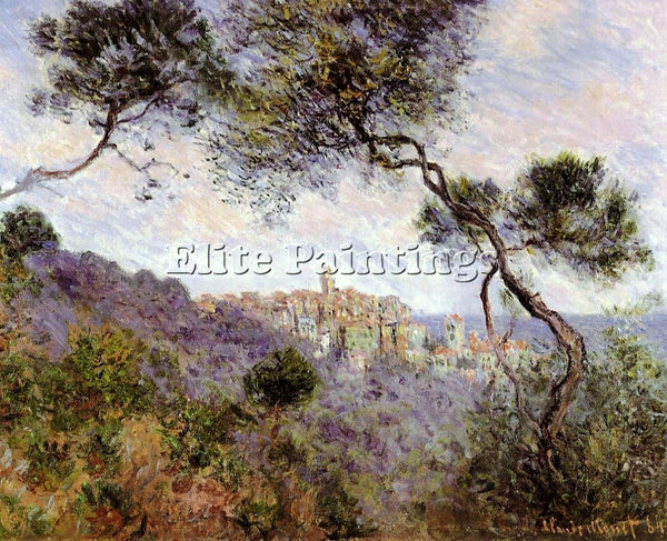 CLAUDE MONET BORDIGHERA 2 ARTIST PAINTING REPRODUCTION HANDMADE OIL CANVAS REPRO