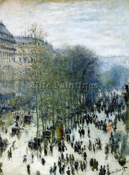 CLAUDE MONET CAPUCINES ARTIST PAINTING REPRODUCTION HANDMADE CANVAS REPRO WALL