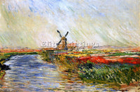 CLAUDE MONET CHAMP DE TULIPES EN HOLLANDE 1886 ARTIST PAINTING REPRODUCTION OIL