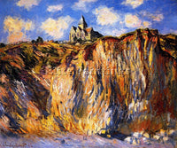 CLAUDE MONET CHURCH AT VARENGEVILLE MORNING EFFECT ARTIST PAINTING REPRODUCTION