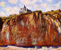 CLAUDE MONET CHURCH AT VARENGEVILLE ARTIST PAINTING REPRODUCTION HANDMADE OIL