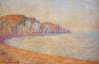 CLAUDE MONET CLIFF AT POURVILLE IN THE MORNING ARTIST PAINTING REPRODUCTION OIL