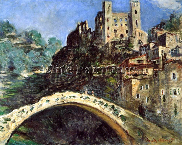CLAUDE MONET DOLCEACQUA ARTIST PAINTING REPRODUCTION HANDMADE CANVAS REPRO WALL
