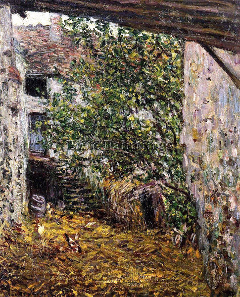 CLAUDE MONET FARMYARD ARTIST PAINTING REPRODUCTION HANDMADE OIL CANVAS REPRO ART