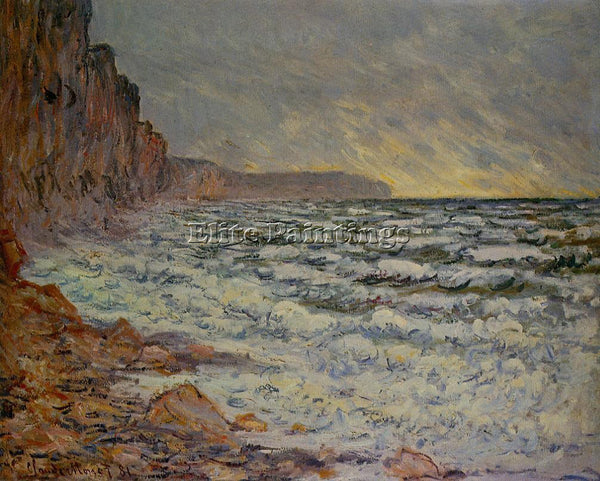 CLAUDE MONET FECAMP BY THE SEA ARTIST PAINTING REPRODUCTION HANDMADE OIL CANVAS