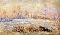 CLAUDE MONET FROST ARTIST PAINTING REPRODUCTION HANDMADE CANVAS REPRO WALL DECO