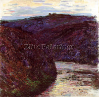 CLAUDE MONET GORGE OF THE CREUSE ARTIST PAINTING REPRODUCTION HANDMADE OIL REPRO