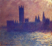 CLAUDE MONET HOUSES OF PARLIAMENT SUNLIGHT EFFECT ARTIST PAINTING REPRODUCTION